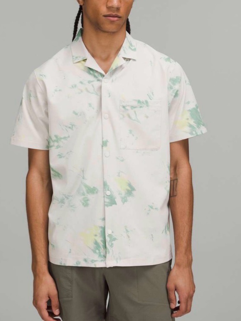 lululemon athletica Airing Easy Camp Collar short-sleeve